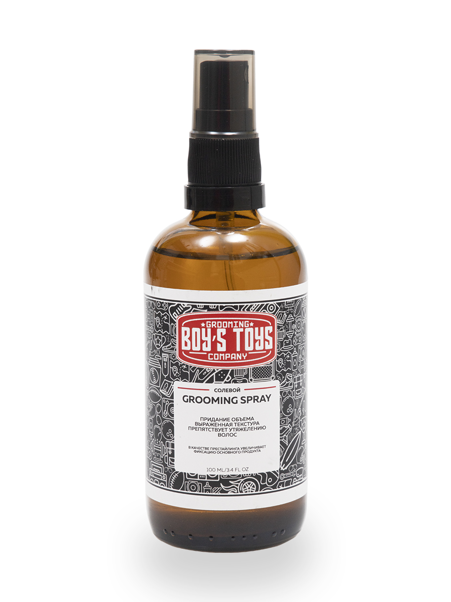  Солевой груминг спрей престайлинг для создания объёма Sea Salt Volumizng Texture Spray, 100 мл (Boys Toys, Стайлинг) фото 0