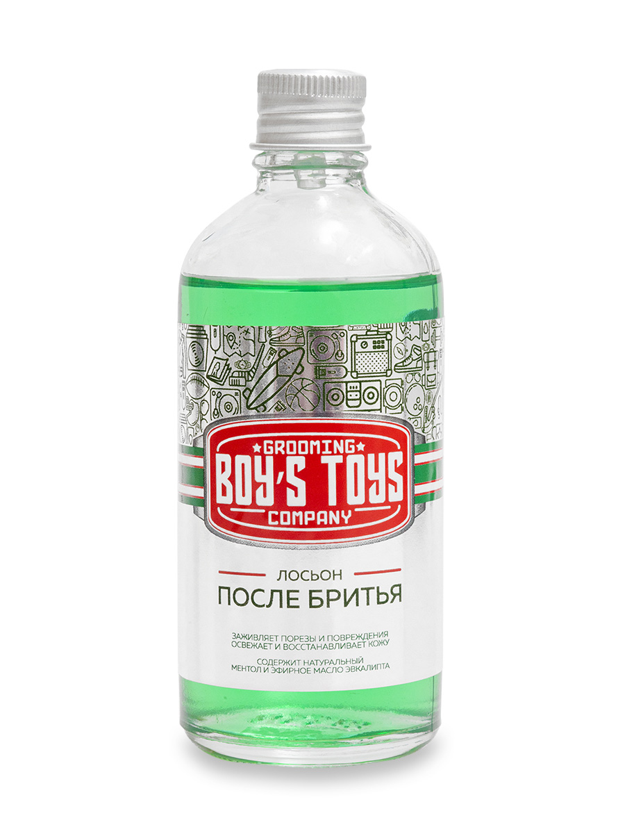 цена Boys Toys Лосьон после бритья Ментол и эвкалипт, 100 мл (Boys Toys, Бритье)