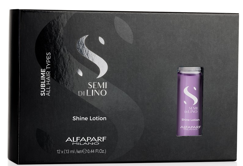  Лосьон для всех типов волос, придающий блеск Sublime Shine Lotion, 12 ампул х 13 мл (Alfaparf Milano, Sublime) фото 0