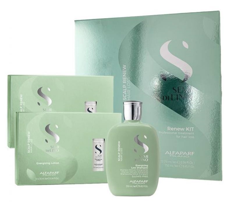  Подарочный набор Scalp Renew Hair Loss: шампунь 250 мл + лосьон 24 х 10 мл (Alfaparf Milano, Scalp) фото 0