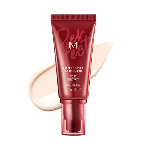 Миша Тональный BB крем M Perfect Cover BB Cream Rx № 17 Bright Beige, 50 мл (Missha, Perfect Cover) фото 0