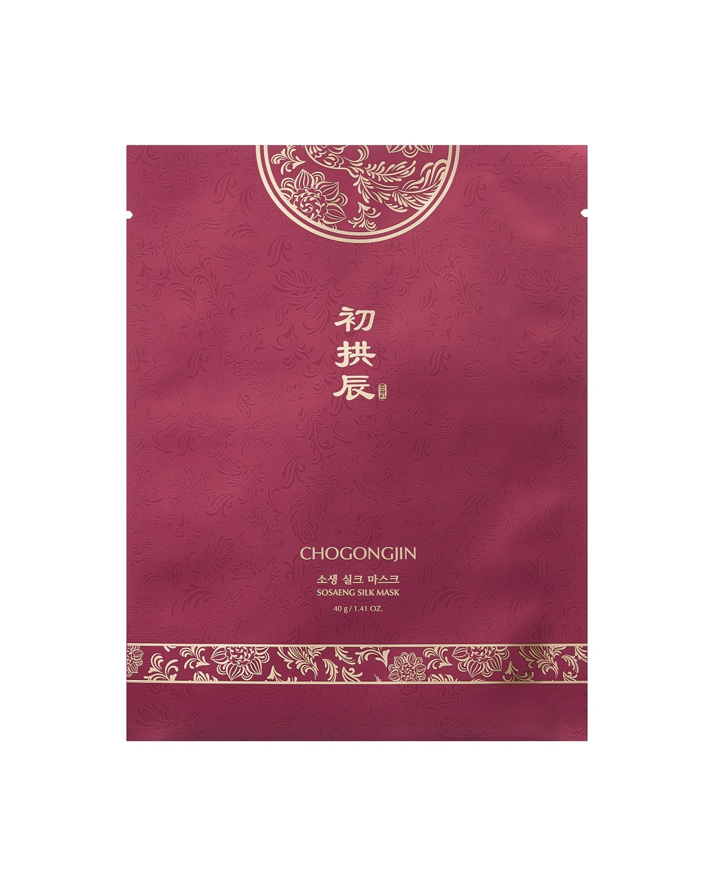 Миша Антивозрастная укрепляющая тканевая маска с шелком Chogongjin Sosaeng, 40 г (Missha, Misa) фото 0