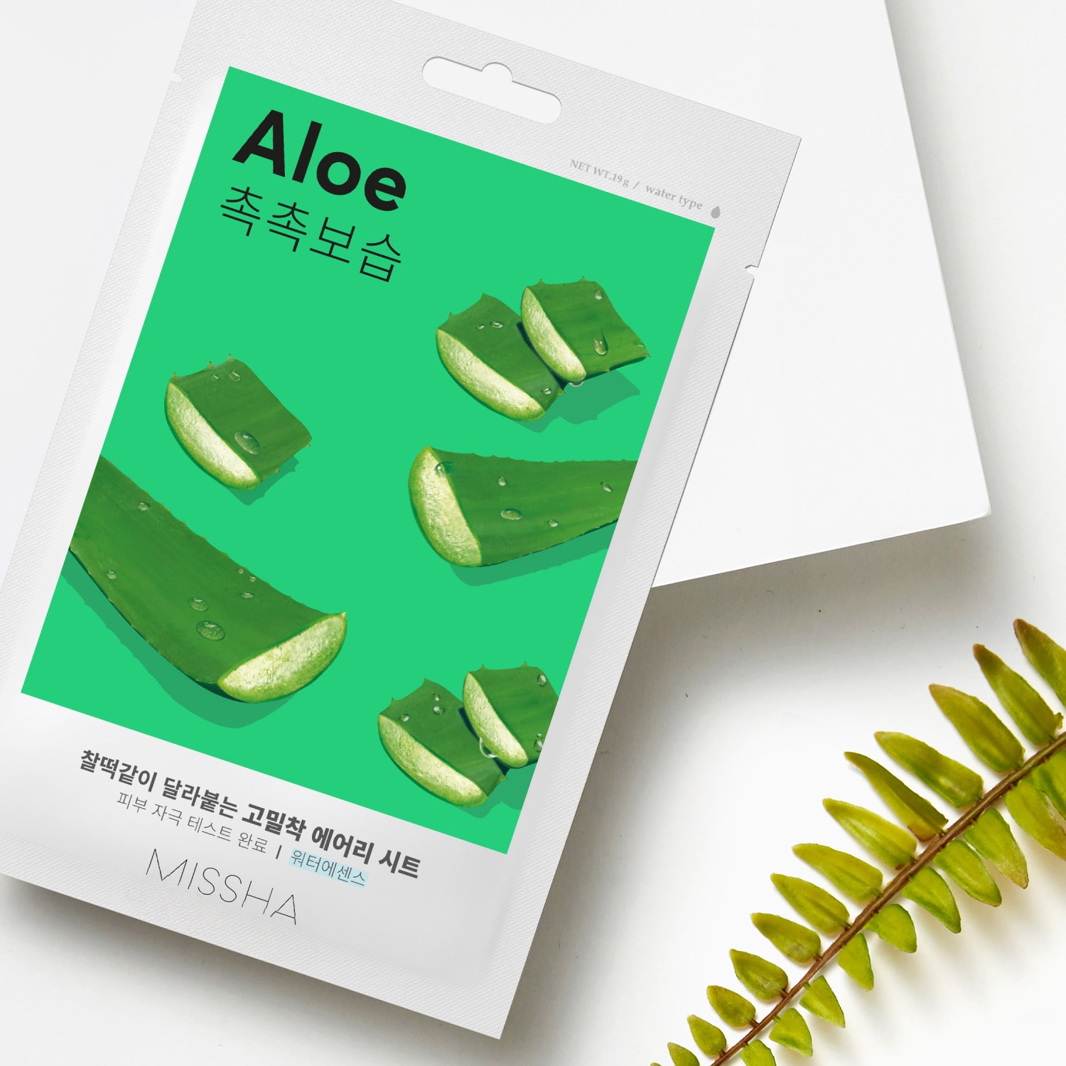Миша Тканевая маска для лица Airy Fit Sheet Mask Aloe (Missha, Маски) фото 3