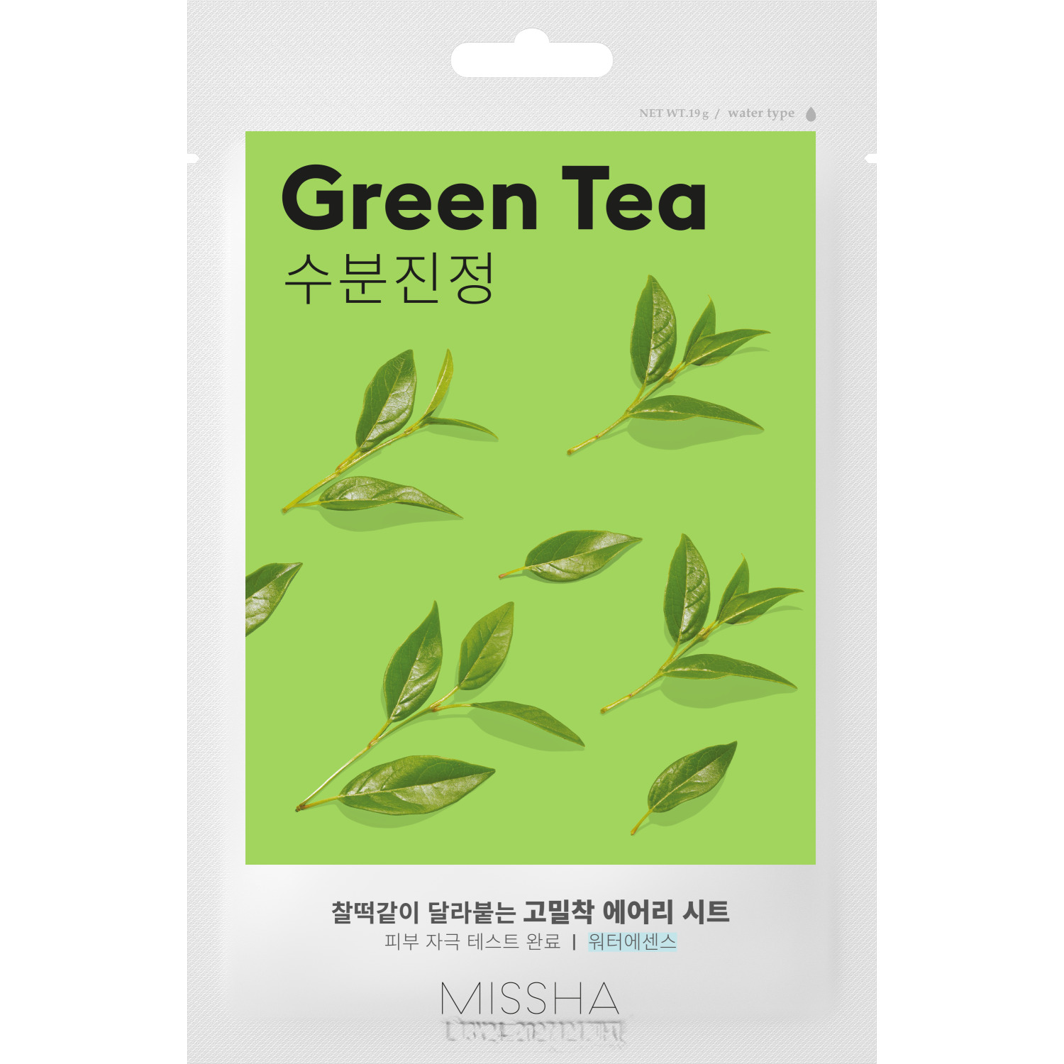Миша Тканевая маска для лица Airy Fit Sheet Mask Green Tea (Missha, Маски) фото 0