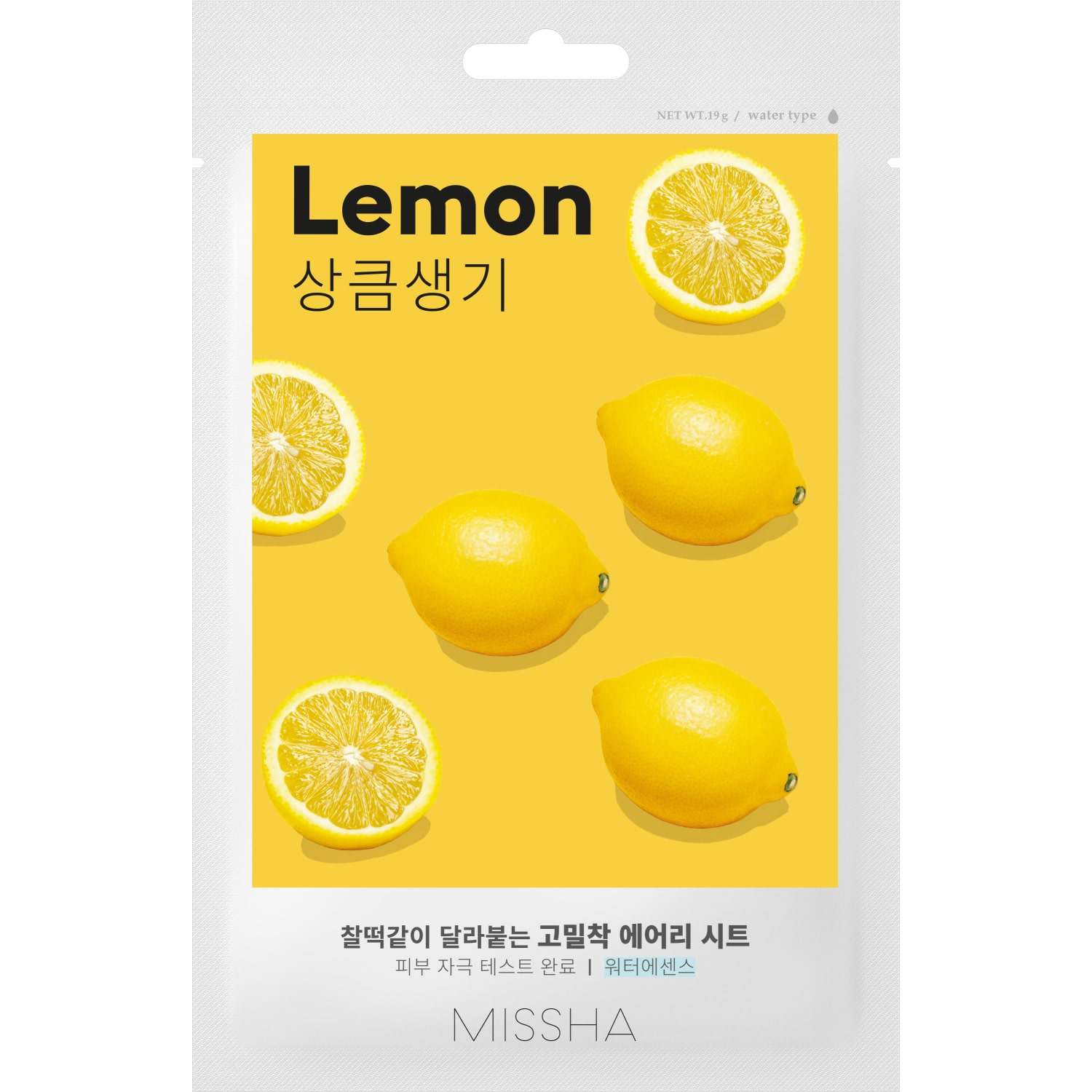 Миша Тканевая маска для лица Airy Fit Sheet Mask Lemon (Missha, Маски) фото 0