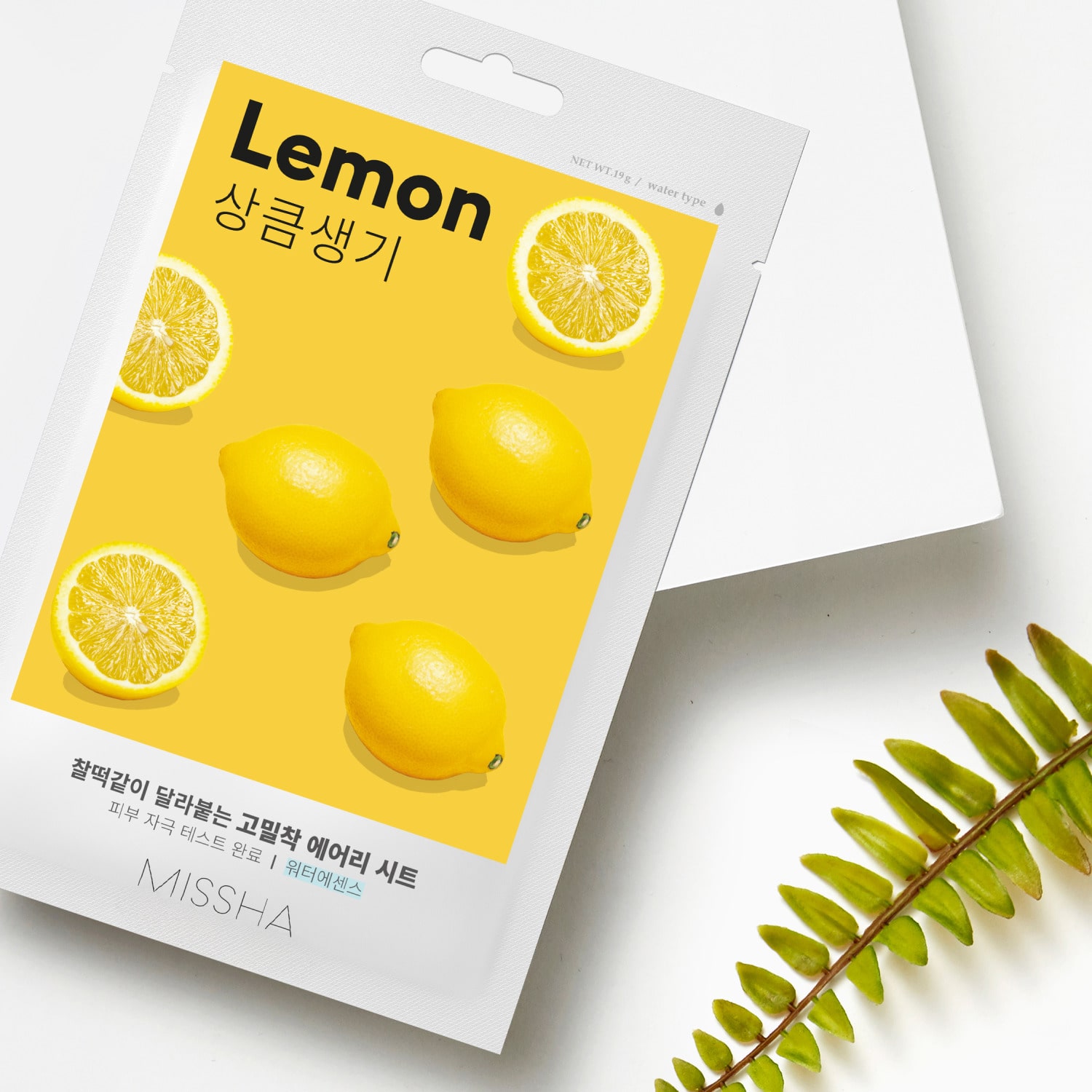 Миша Тканевая маска для лица Airy Fit Sheet Mask Lemon (Missha, Маски) фото 3