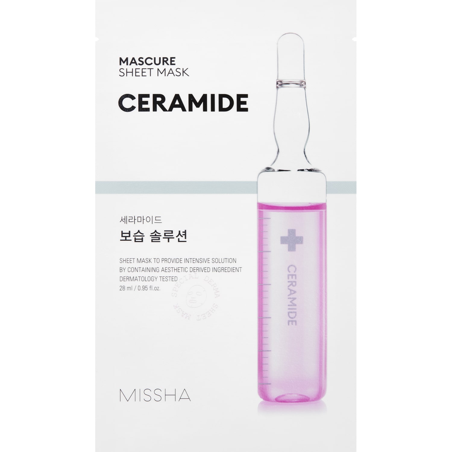 Missha Тканевая маска для лица Mascure Moisture Barrier Solution Sheet Mask (Missha, Маски) маска для лица rescue solution sheet mask 28мл