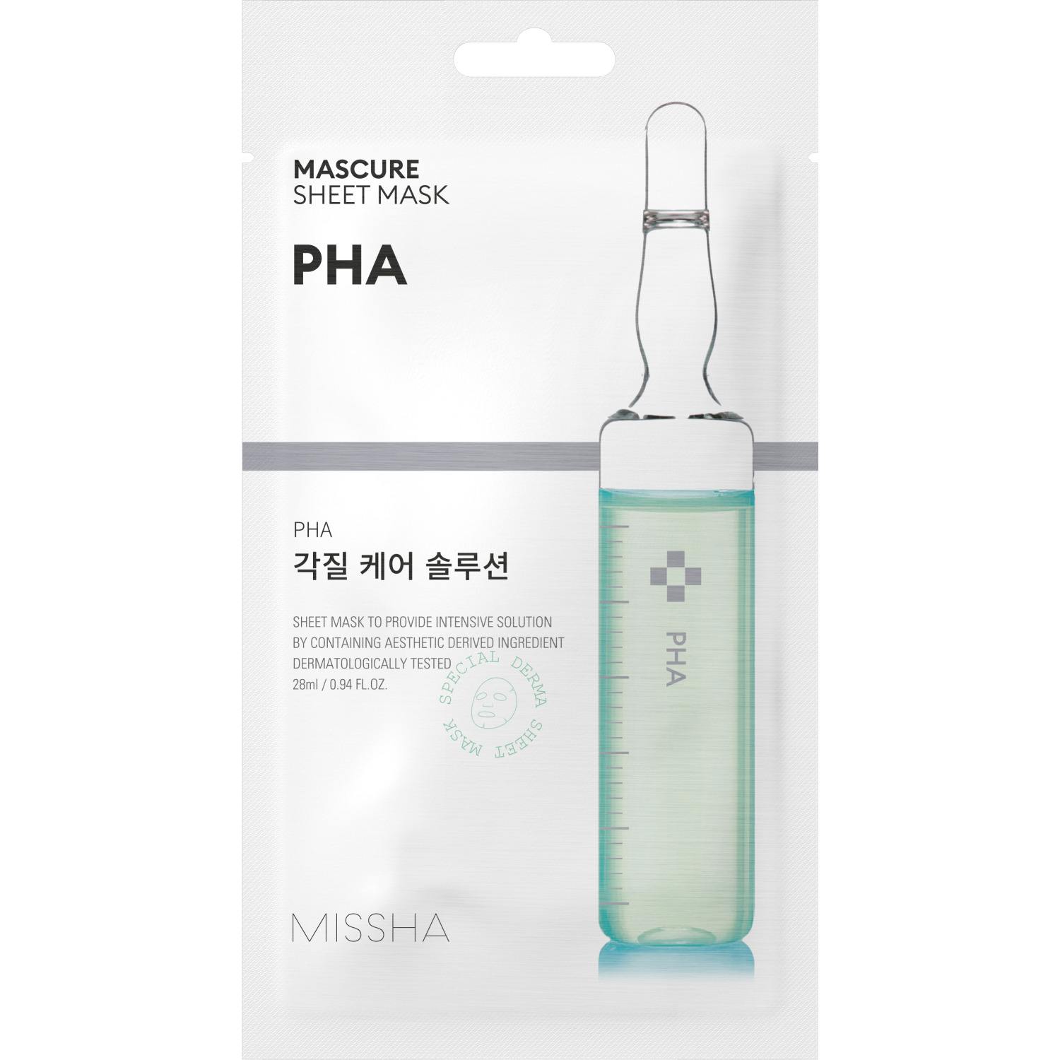 Миша Тканевая маска для лица Mascure Peeling Solution Sheet Mask (Missha, Маски) фото 0