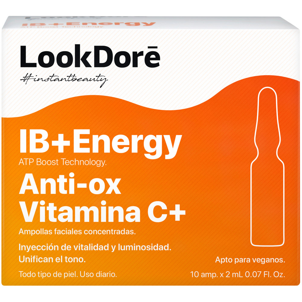 Лукдор Концентрированная сыворотка в ампулах моментального восстановления с витамином С, 10 шт * 2 мл (Lookdore, IB+ENERGY) фото 0