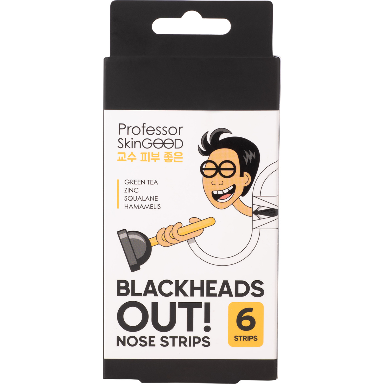 Professor SkinGOOD Полоски для носа, 6 шт (Professor SkinGOOD, Полоски для носа) полоски для носа professor skingood blackheads out