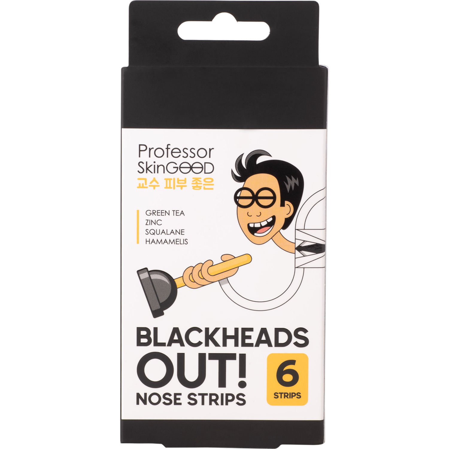 Professor SkinGOOD Полоски для носа, 6 шт (Professor SkinGOOD, Полоски для носа) 24 90pcs nose patches breath nasal strips cold cool herbal sinusitis rhinitis plaster headache strip nose essential oil plaster