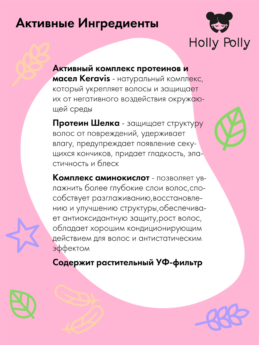Холли Полли Несмываемый крем-кондиционер 15в1 Help Me Magic, 150 мл (Holly Polly, Treatment Line) фото 3