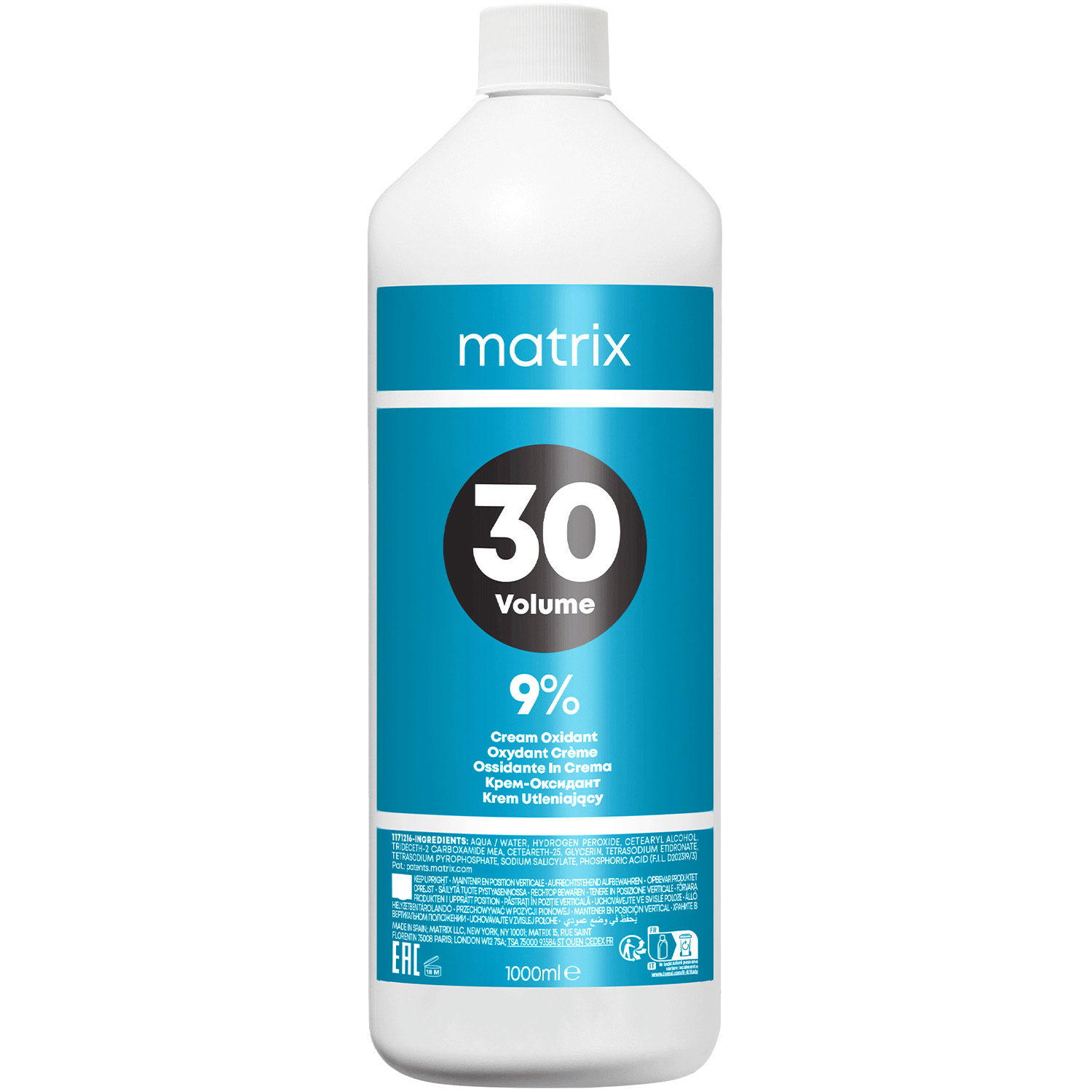 Матрикс Крем-Оксидант 30 vol - 9%, 1000 мл (Matrix, Окрашивание) фото 0
