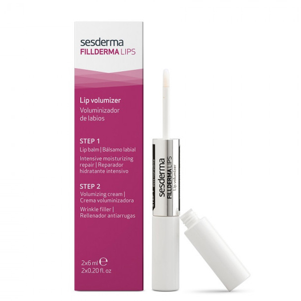 Sesderma Система для увеличения объема губ (бальзам + крем-активатор), 6 мл+ 6 мл (Sesderma, Fillderma) бальзам для увеличения объема губ inspira cosmetics 5 г
