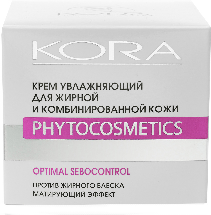  Увлажняющий крем для жирной и комбинированной кожи, 50 мл (Кора, Для жирной кожи) фото 2