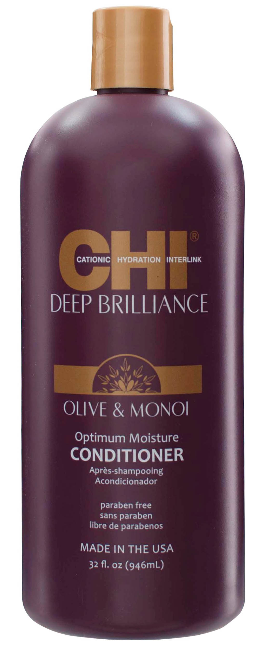 Чи Увлажняющий кондиционер для волос Optimum Moisture Conditioner, 946 мл (Chi, Deep Brilliance) фото 0