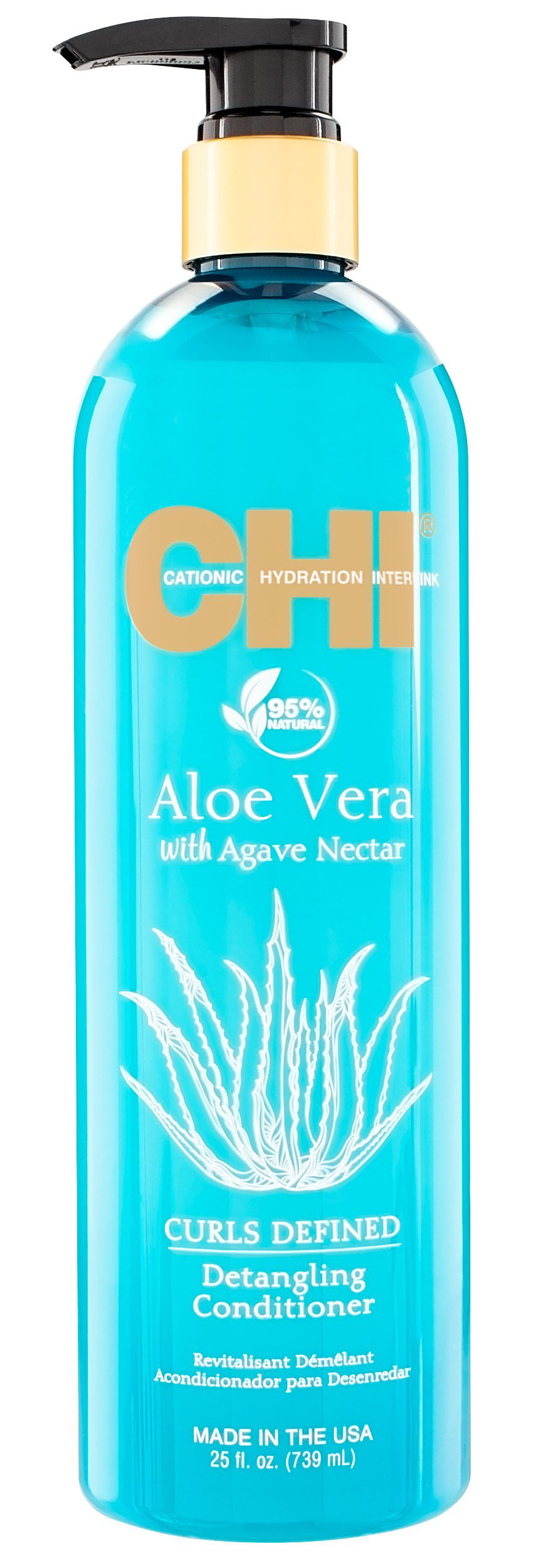 Чи Кондиционер для облегчения расчесывания Agave Nectar Detangling Conditioner, 710 мл (Chi, Aloe Vera) фото 0