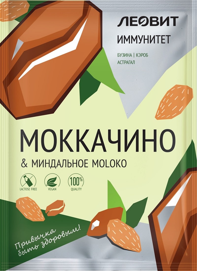 Леовит Кофейный растворимый напиток Моккачино, 15 г (Леовит, Полезные напитки) кофейный напиток леовит американо с овсяным молоком 15 г