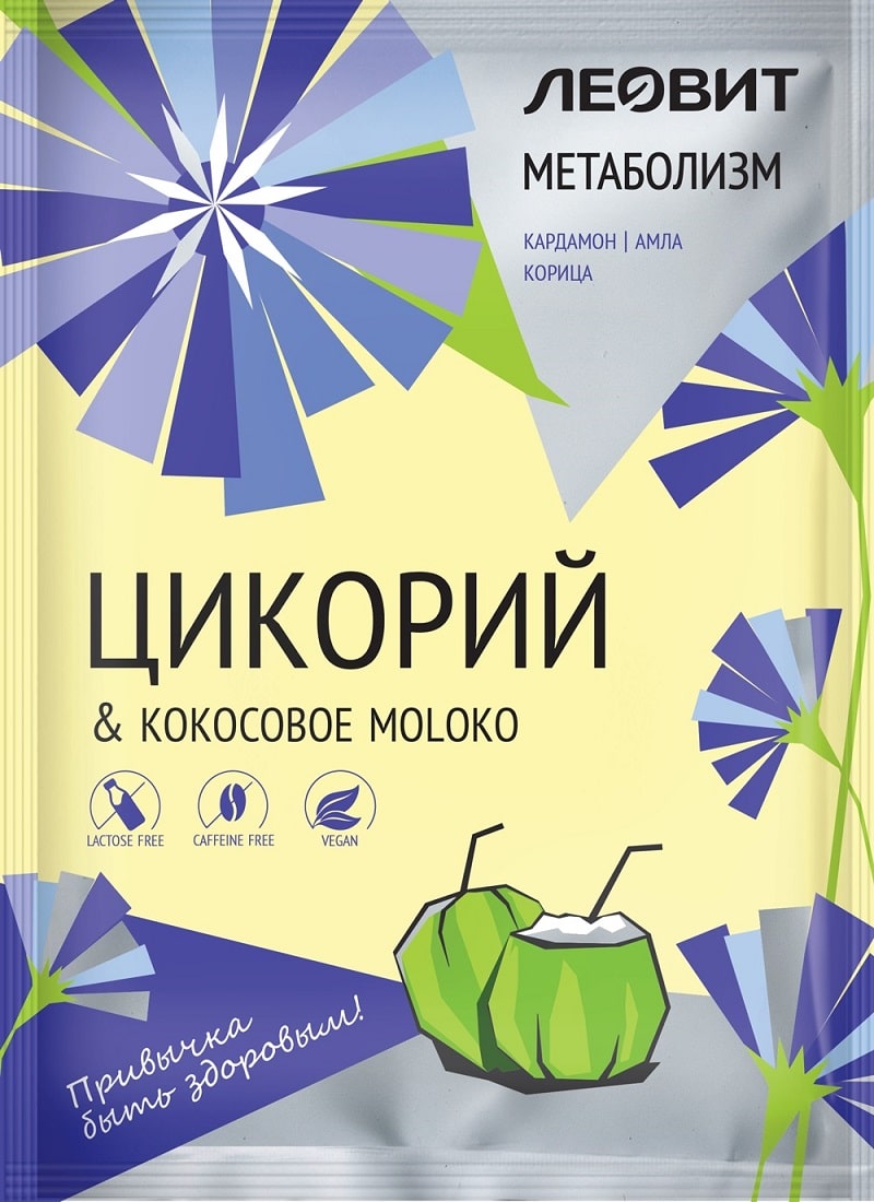 Леовит Растворимый напиток Цикорий, 15 г (Леовит, Полезные напитки)