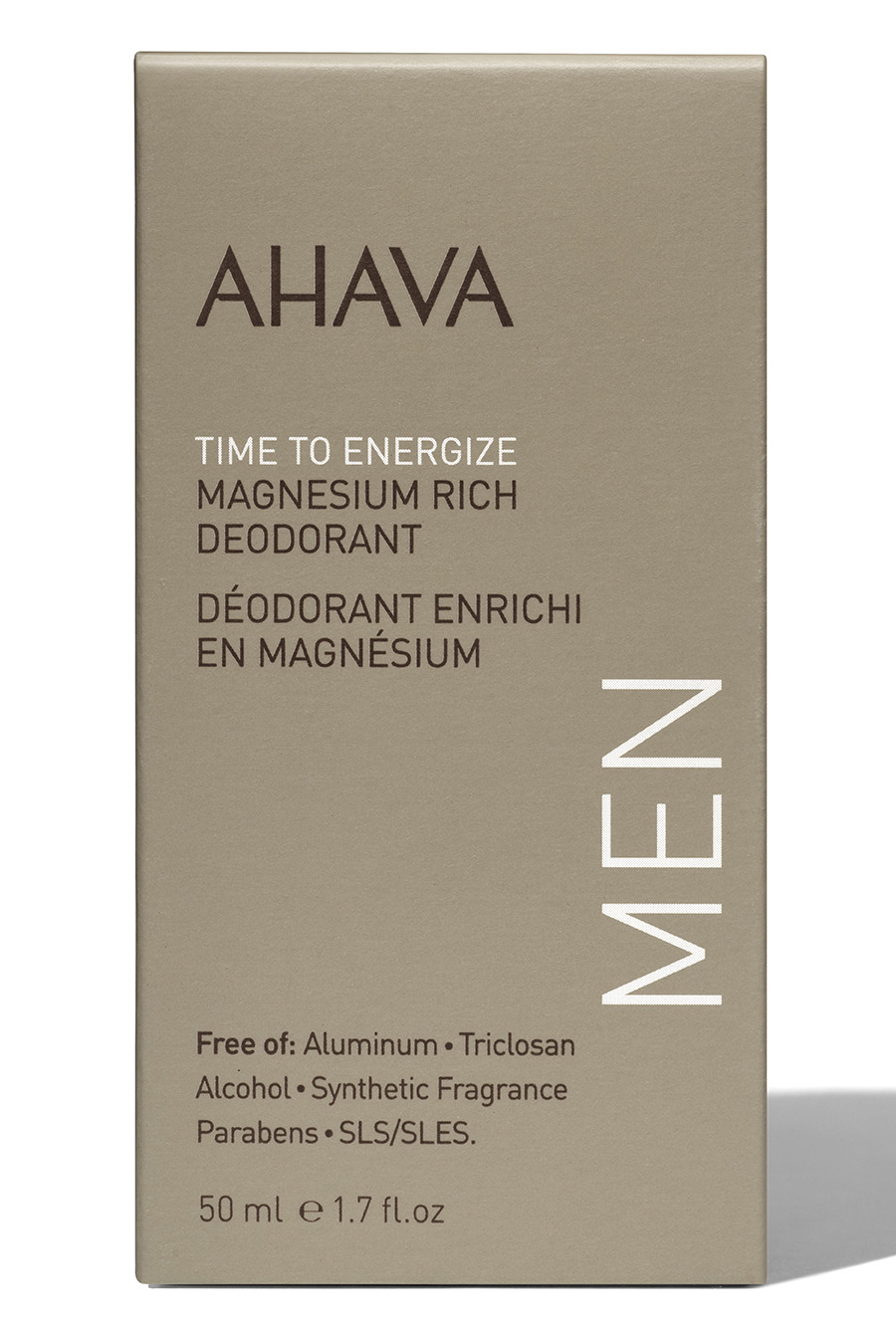 Ахава Дезодорант богатый магнием шариковый Magnezium Rich Deodorant, 50 мл (Ahava, Time to energize) фото 2