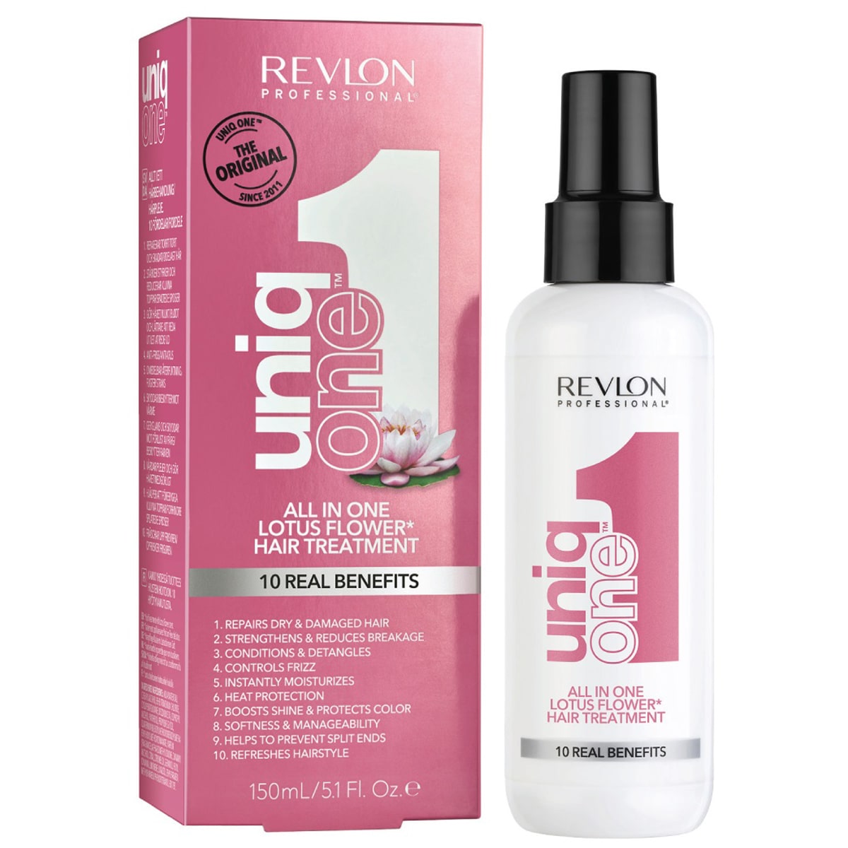 Revlon Professional Универсальная спрей-маска с ароматом лотоса, 150 мл (Revlon Professional, Uniqone)