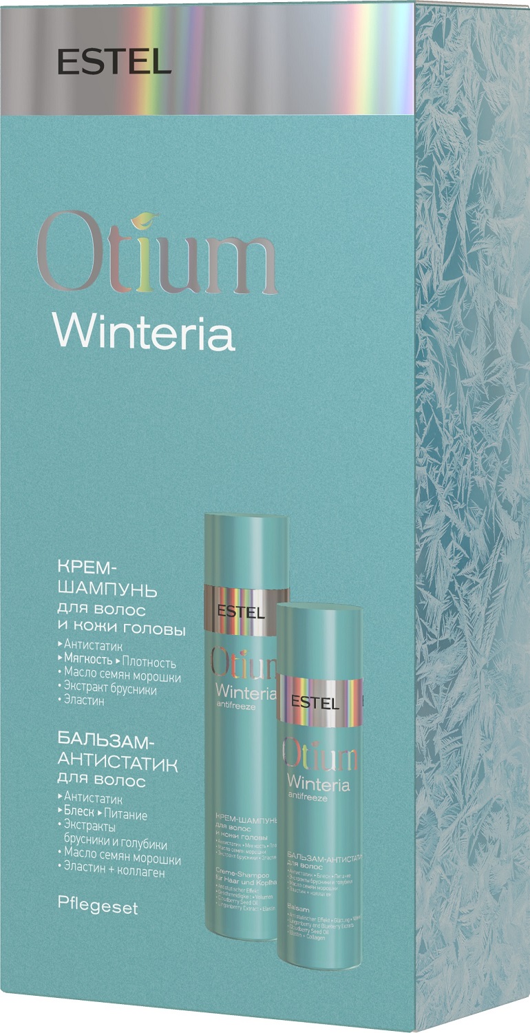 Estel Набор Winteria Крем-шампунь для волос и кожи головы 250 мл + Бальзам-антистатик для волос 200 мл (Estel, Otium)