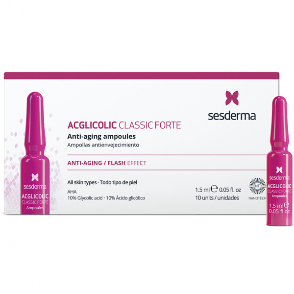 Сесдерма Средство в ампулах с гликолевой кислотой Classic Forte, 10 шт х 1,5 мл (Sesderma, Acglicolic) фото 0