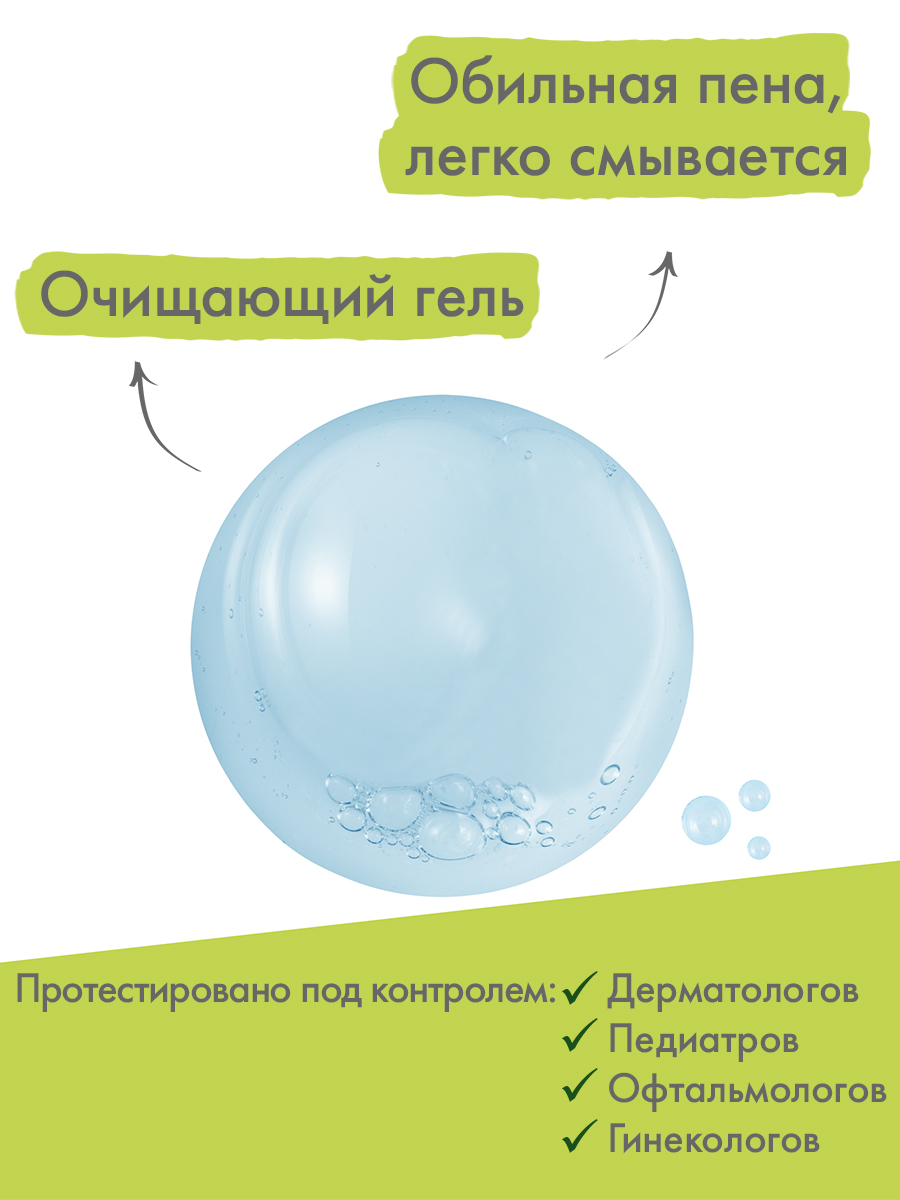 Адерма Очищающий пенящийся гель, 200 мл (A-Derma, Dermalibour+) фото 6