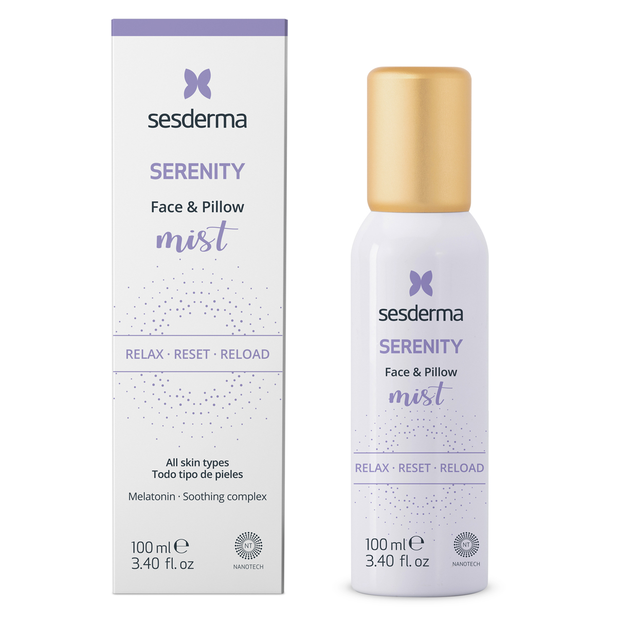 Sesderma Спрей-мист ночной для лица и подушки, 100 мл (Sesderma, Serenity)