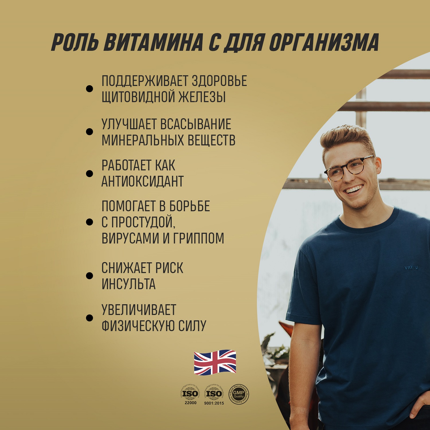 Грасберг Биологически активная добавка к пище Vitamin C 500 мг, 60 капсул (Grassberg, ) фото 4