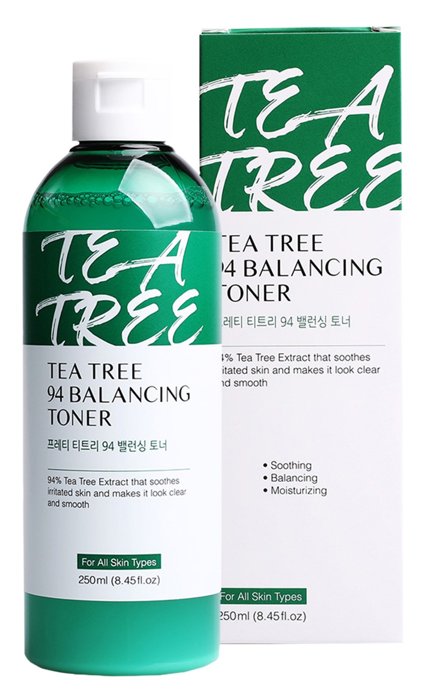 Прити Балансирующий тонер с 94% экстрактом чайного дерева для проблемной кожи, 250 мл (Prreti, Уход за лицом) фото 0