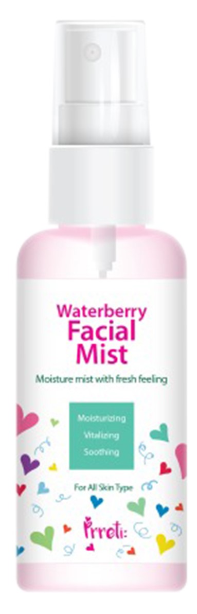 Прити Увлажняющий мист для лица Waterberry, 80 мл (Prreti, Уход за лицом) фото 0