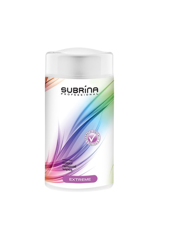 Субрина Профессионал Салфетки для удаления краски с кожи Extreme Colour removal wipes, 100 шт (Subrina Professional, Удаление краски с кожи Color Remover) фото 0