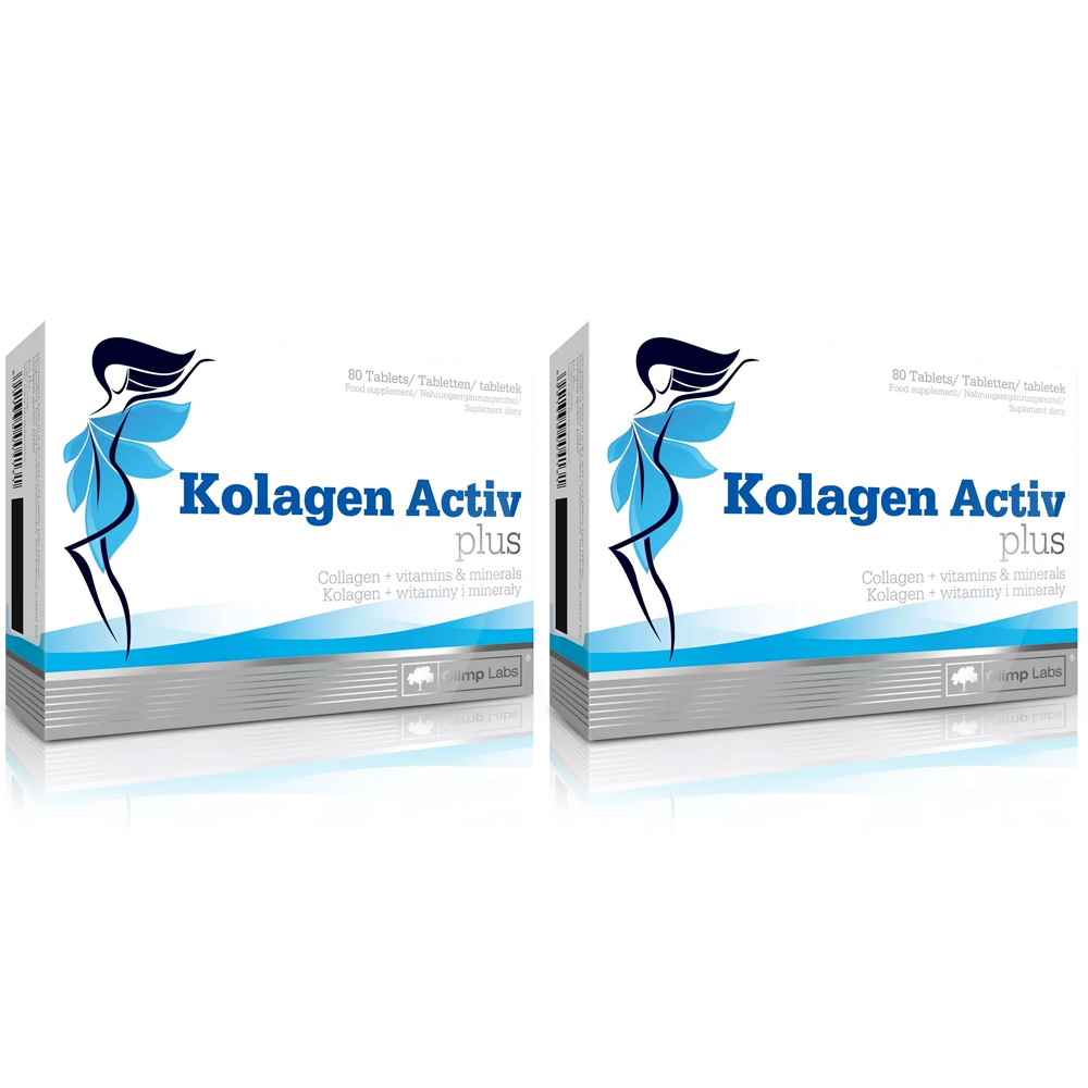 Olimp Labs Биологически активная добавка Kolagen Activ Plus, 1500 мг, №80 х 2 шт (Olimp Labs, Красота)