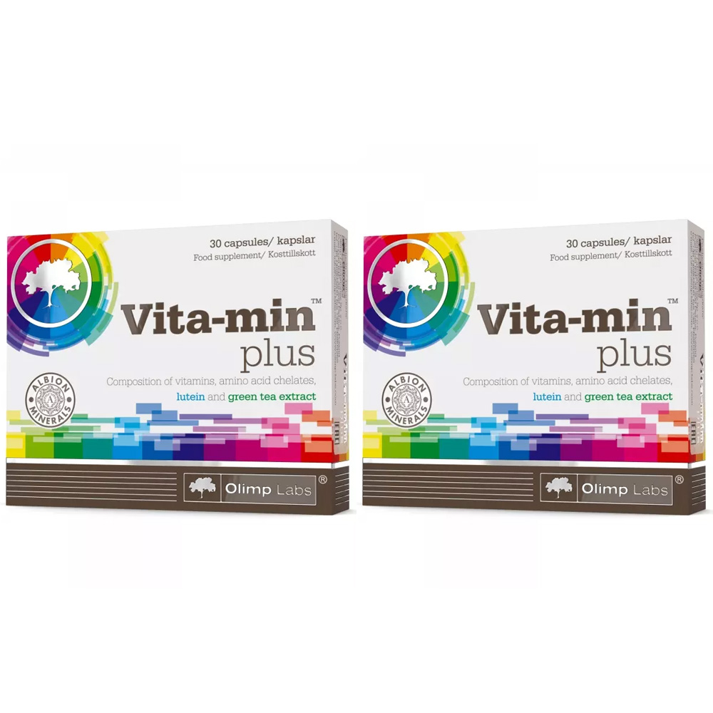 Олимп Лабс Биологически активная добавка Vita-Min Plus, 1043 мг, №30 х 2 шт (Olimp Labs, Витамины и Минералы) фото 0