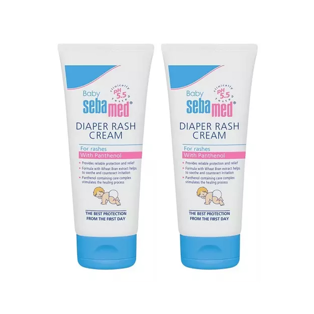 Себамед Крем детский под подгузник Diaper rash cream, 100 мл х 2 шт (Sebamed, Baby Line) фото 0