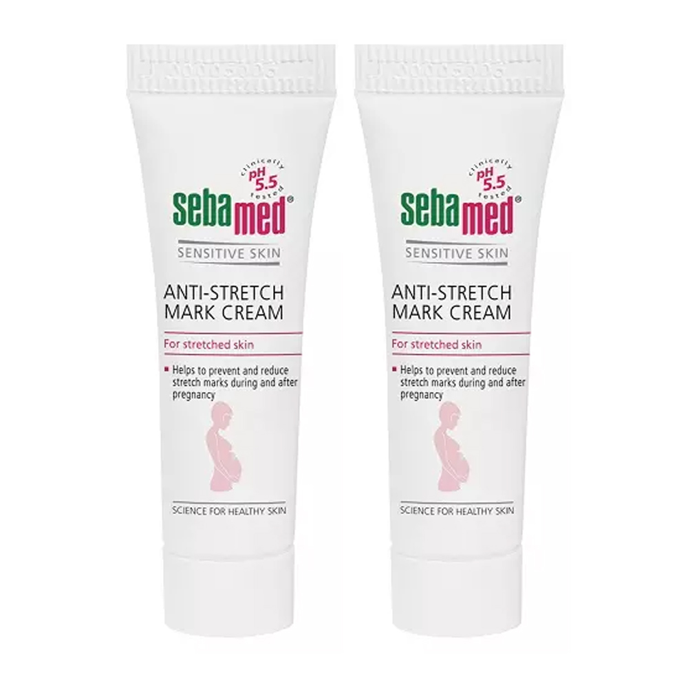Себамед Крем против растяжек Anti-Stretch Mark Cream, 200 мл х 2 шт (Sebamed, Sensitive Skin) фото 0
