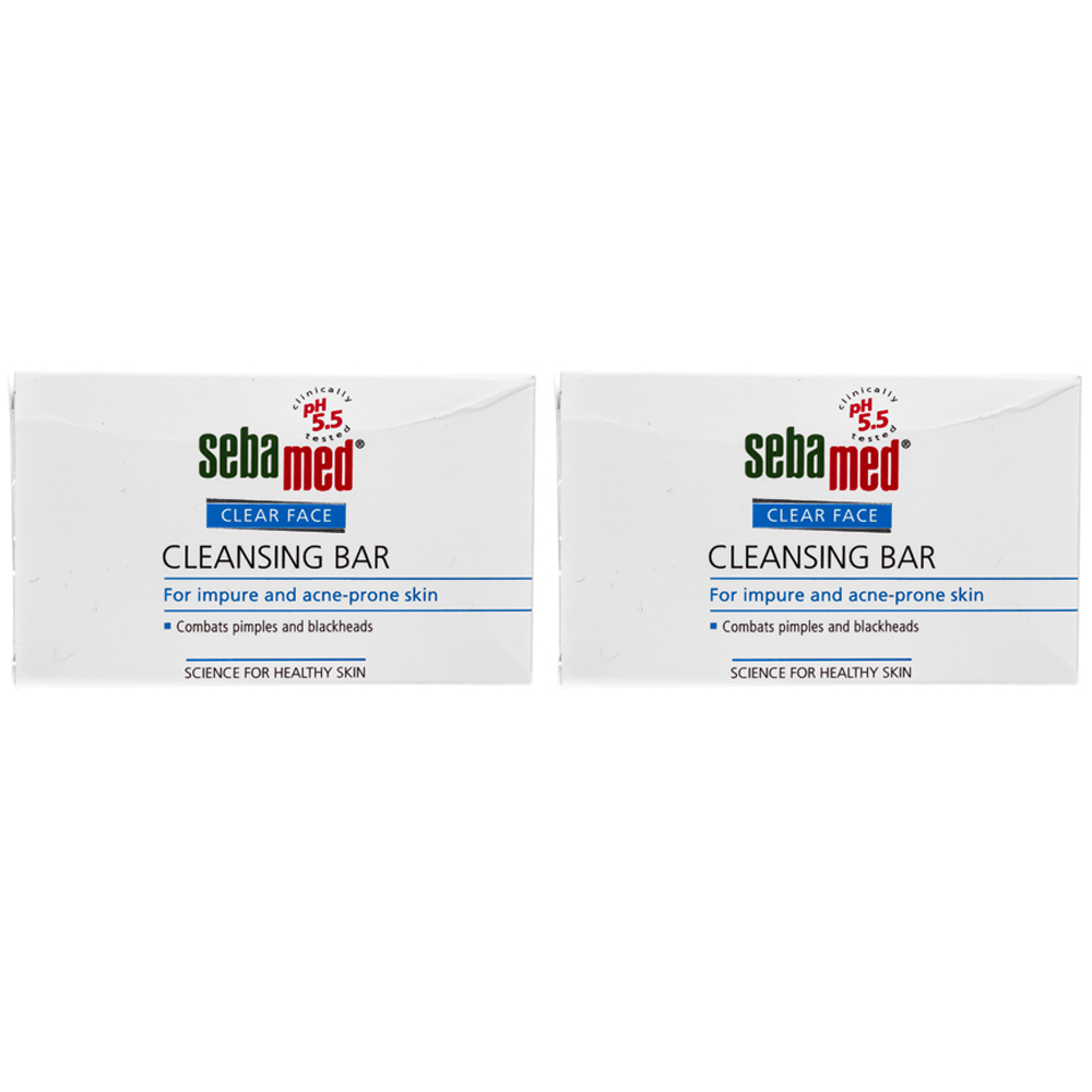 Себамед Мыло для лица Cleansing bar, 100 г х 2 шт (Sebamed, Clear Face) фото 0