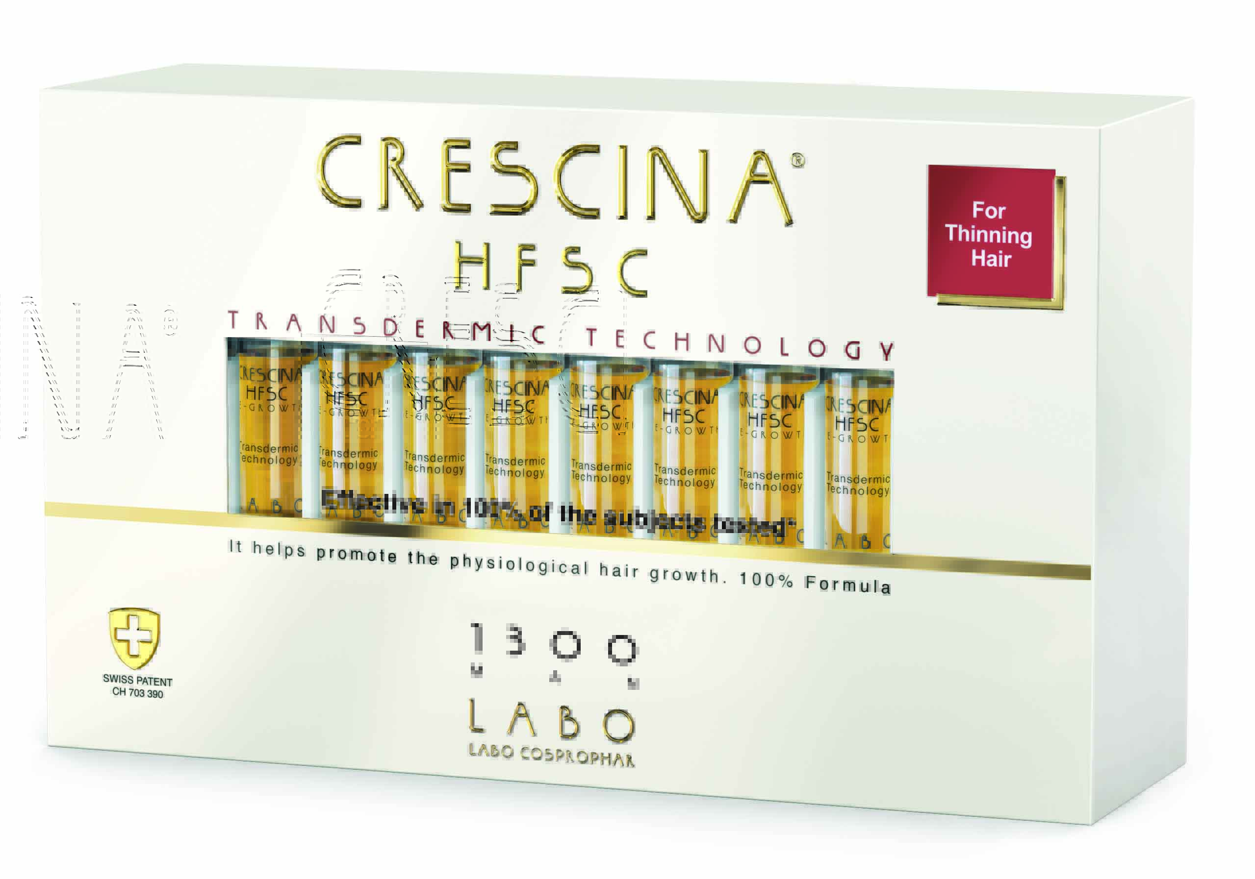 Кресцина 1300 Лосьон для возобновления роста волос у мужчин Transdermic Re-Growth HFSC, №20 (Crescina, Transdermic) фото 0