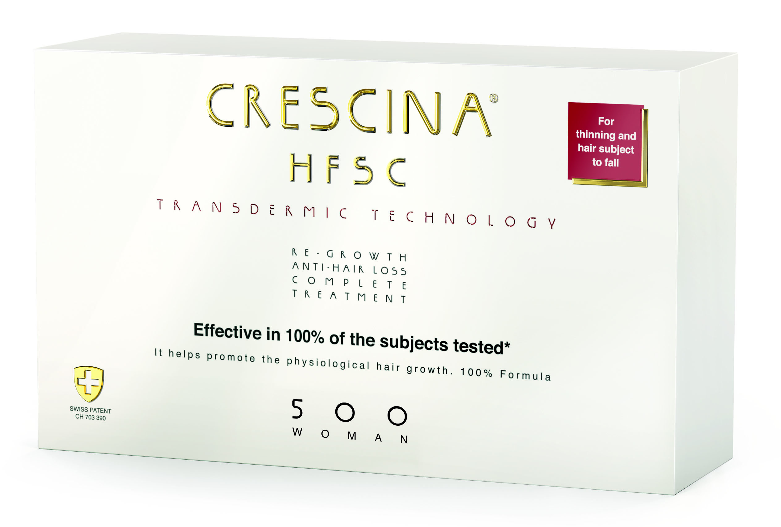 Crescina 500 Комплекс Transdermic для женщин: лосьон для возобновления роста волос №10 + лосьон против выпадения волос №10 (Crescina, Transdermic) комплекс для волос hfi 2100 woman re growth anti hair loss лосьон для стимуляции роста 10 3 5мл лосьон против выпадения 10 3 5мл