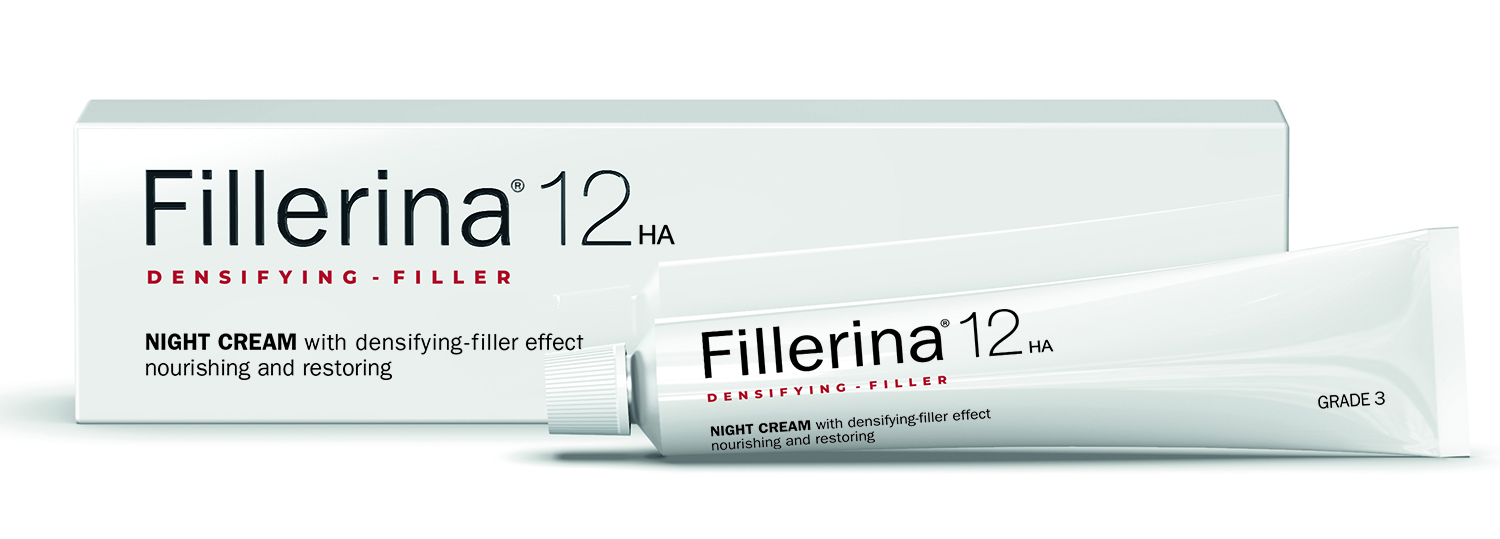 филлер для лица с укрепляющим эффектом fillerina treatment grade 3 60 мл Fillerina Ночной крем для лица с укрепляющим эффектом уровень 3, 50 мл (Fillerina, 12 HA Densifying-Filler)