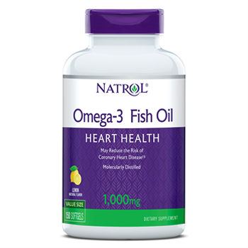Натрол Рыбий жир омега-3 1000 мг, 150 капсул (Natrol, Омега 3) фото 0