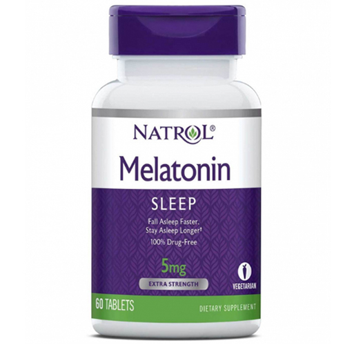 Natrol Мелатонин 5 мг, 60 таблеток (Natrol, Здоровый сон) natrol sleep melatonin 3 mg