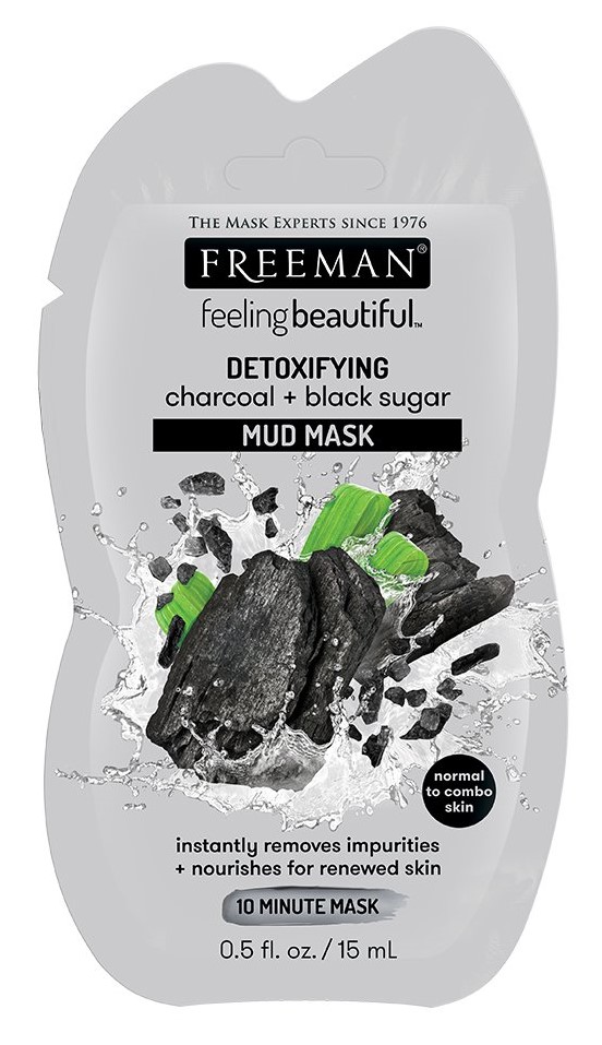 Фримен Грязевая маска с углем и черным сахаром, 15 мл (Freeman, Essentials) фото 0