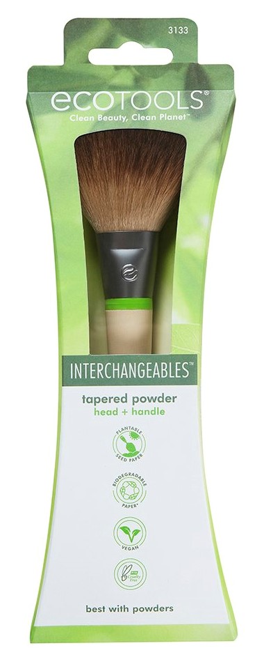 Эко Тулс Кисть для пудры: сменная насадка и ручка Tapered Powder (Eco Tools, Interchangeables) фото 2