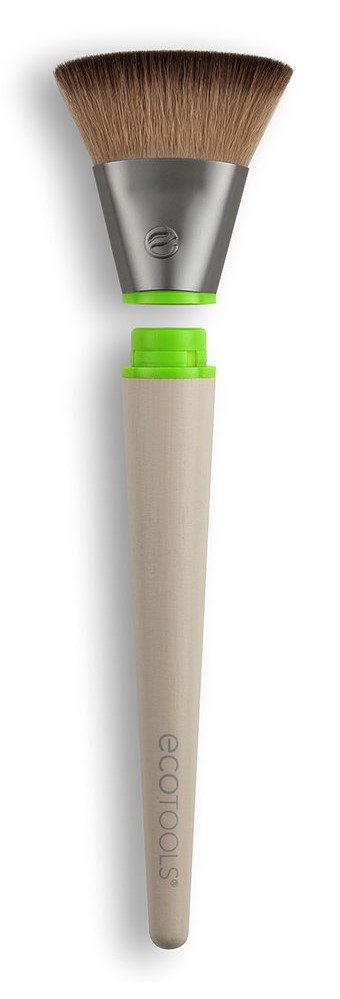 Эко Тулс Плоская кисть для тональной основы: сменная насадка и ручка Flat Foundation (Eco Tools, Interchangeables) фото 0