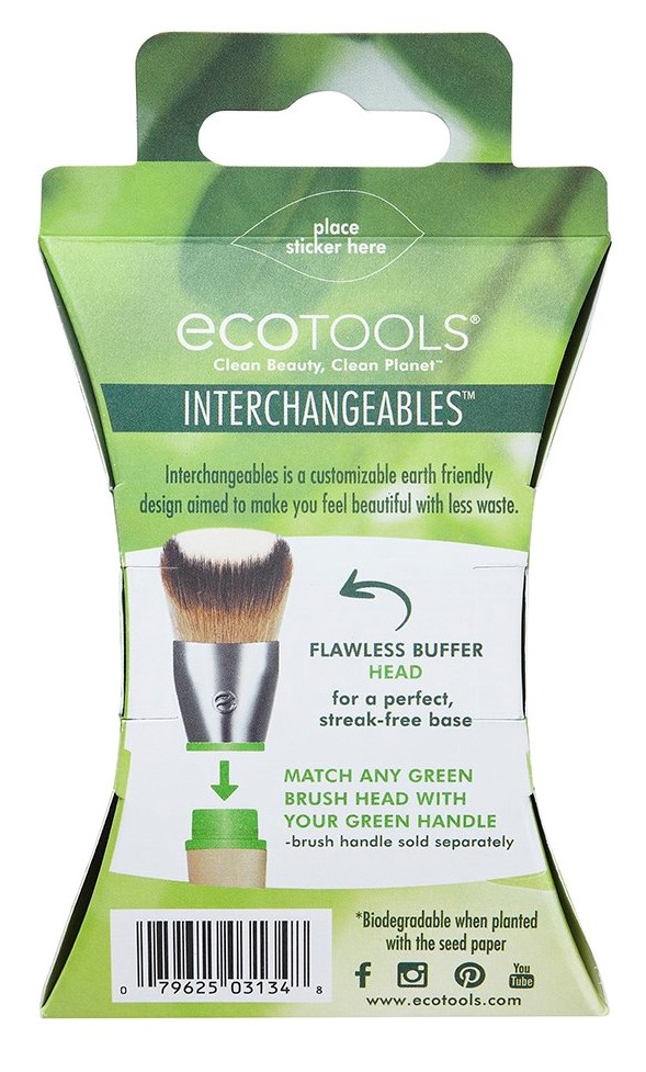 Эко Тулс Сменная насадка кисти для тональной основы Flawless Buffer Head (Eco Tools, Interchangeables) фото 5