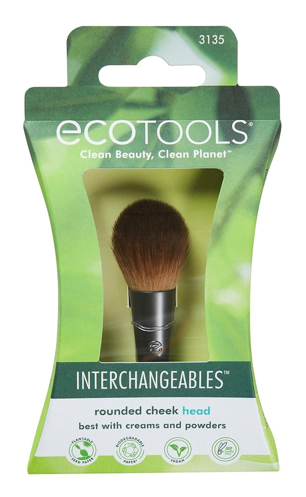 Эко Тулс Сменная насадка кисти для румян Rounded Cheek Head (Eco Tools, Interchangeables) фото 3