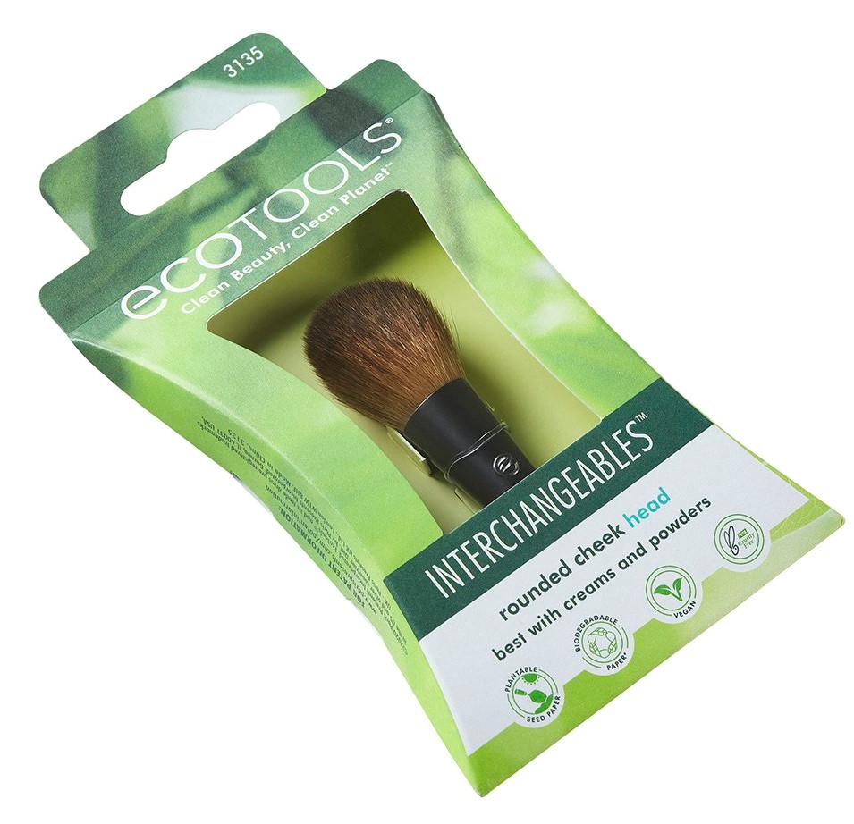 Эко Тулс Сменная насадка кисти для румян Rounded Cheek Head (Eco Tools, Interchangeables) фото 4