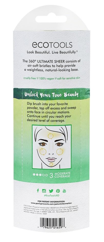 Эко Тулс Кисть-дуофибра для макияжа 360 Ultimate Sheer (Eco Tools, Everyday Сollection) фото 5